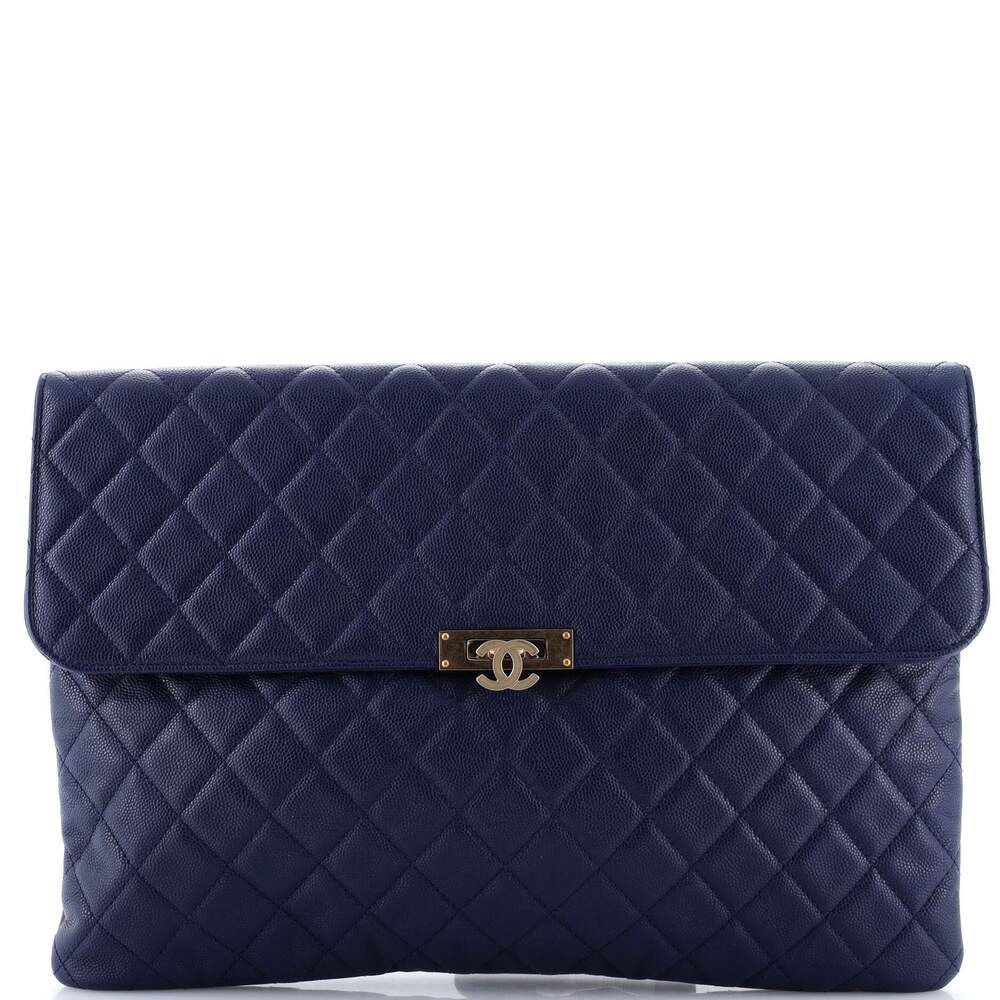 Chanel Golden Class O Case Clutch #254288C19B